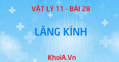 Cấu tạo của lăng kính, Các công thức lăng kính và ứng dụng của lăng kính - Vật lý 11 bài 28